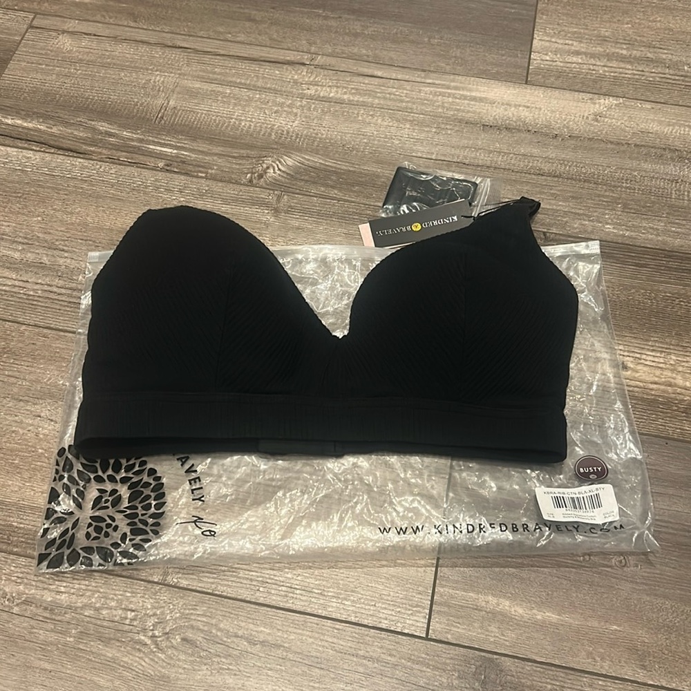 Ribbed Cotton Maternity & Nursing Bra